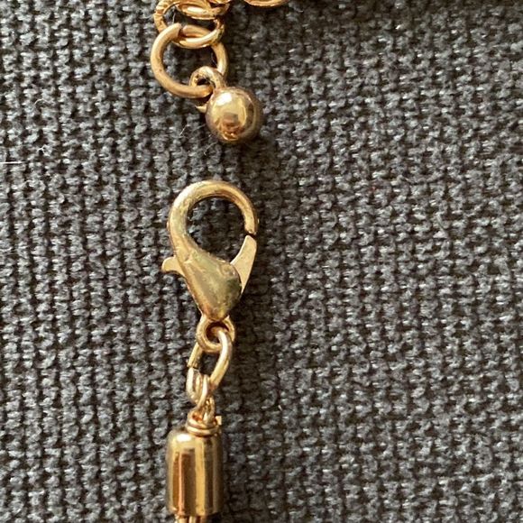 gold Target Jewelry Rope Chain Necklace 14”-20” necklace adjustable - Picture 3 of 4